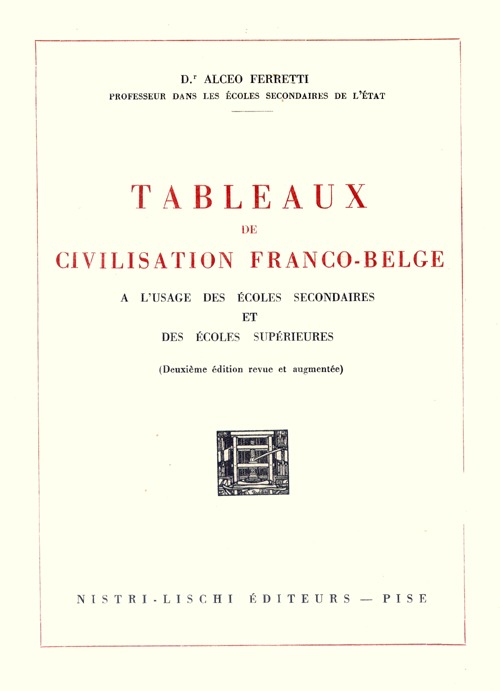 Tableaux de civilisation franco-belge