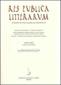 Res publica litterarum. Studies in the classical tradition 2007. Vol. 30