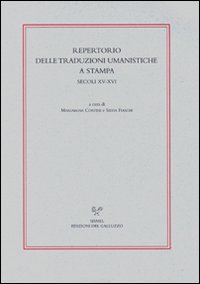 Repertorio delle traduzione umanistiche a stampa secoli XV-XVI