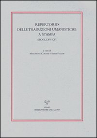 Repertorio delle traduzione umanistiche a stampa secoli XV-XVI