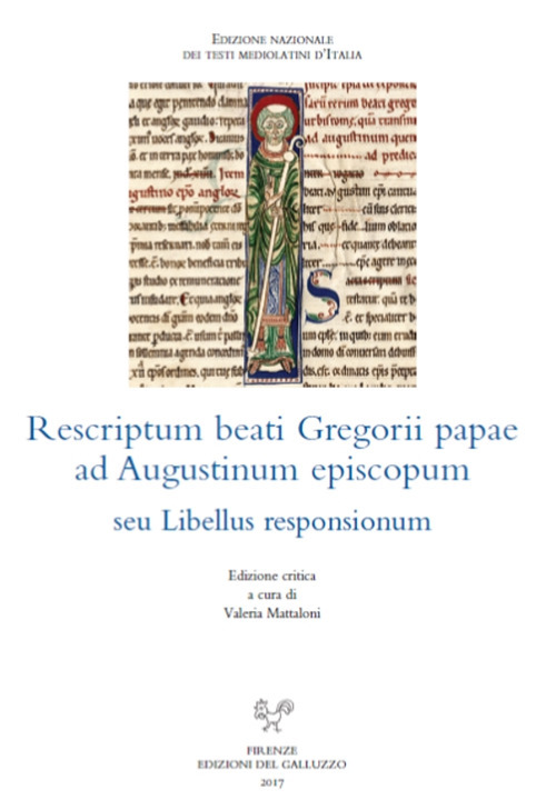 Rescriptum beati Gregorii papae ad Augustinum episcopum seu Libellus responsionum. Ediz. critica