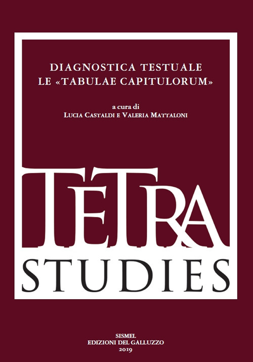 Diagnostica testuale. Le «Tabulae capitulorum»