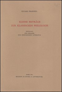 Kleine Beiträge zur Klassischen Philologie