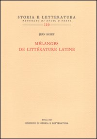 Mélanges de littérature latine