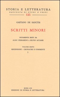 Scritti minori. Vol. 6: Recensioni-Cronache e commenti