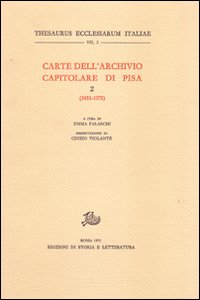 Carte dell'Archivio capitolare di Pisa. Vol. 2: 1051-1075