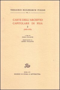 Carte dell'Archivio capitolare di Pisa. Vol. 2: 1051-1075