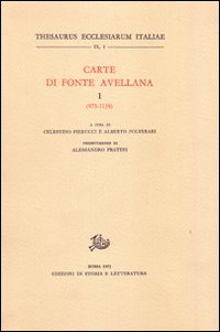 Carte di Fonte Avellana. Vol. 1: 975-1139