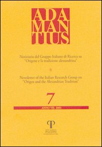 Adamantius. Notiziario del Gruppo italiano di ricerca su «Origene e la tradizione alessandrina». Vol. 7