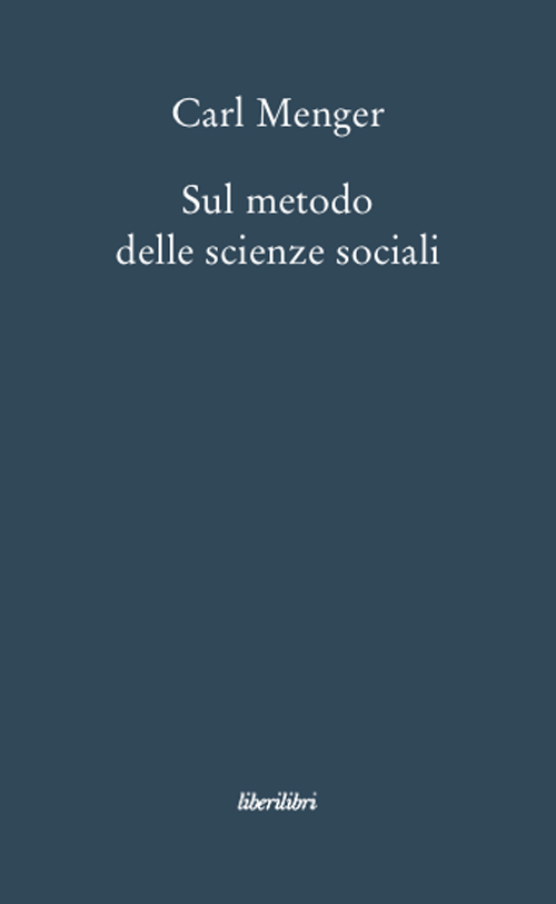 Sul metodo delle scienze sociali