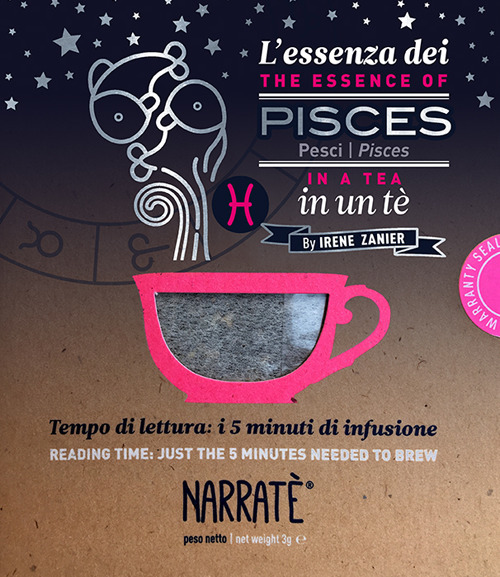 L'essenza dei Pesci in un tè-The essence of the Pisces in a tea. Tempo di lettura: i 5 minuti di infusione. Con tea bag