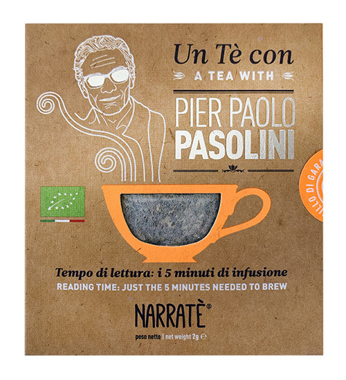 Un tè con Pier Paolo Pasolini-A tea with Pier Paolo Pasolini. Ediz. bilingue. Con tea bag