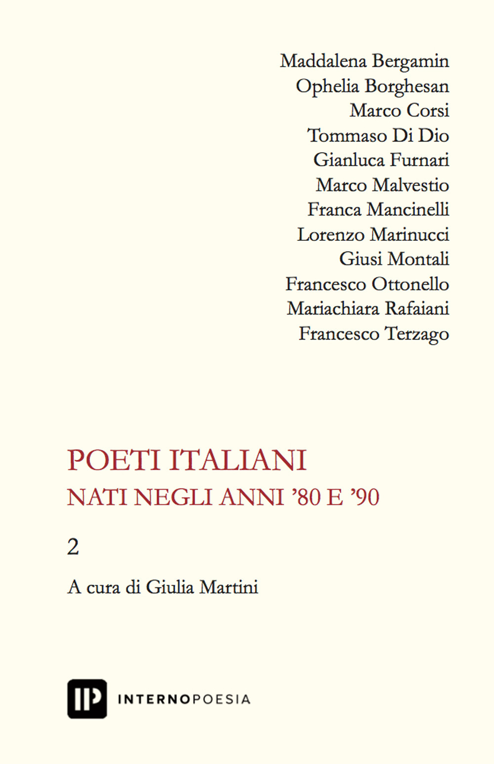 Poeti italiani nati negli anni '80 e '90. Vol. 2