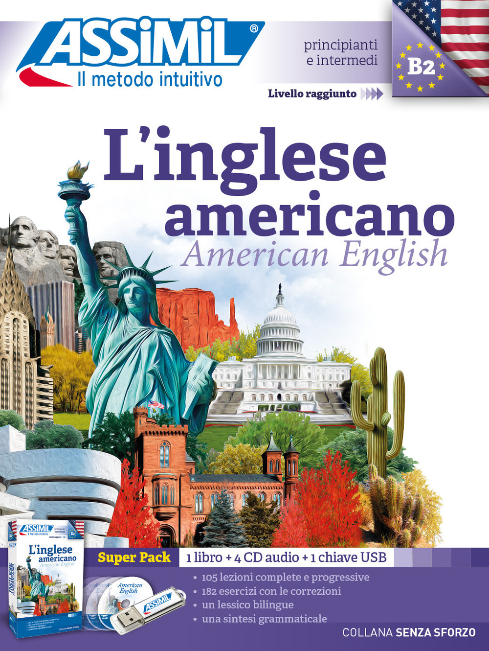 L'inglese americano. Con 4 CD-Audio. Con USB Flash Drive