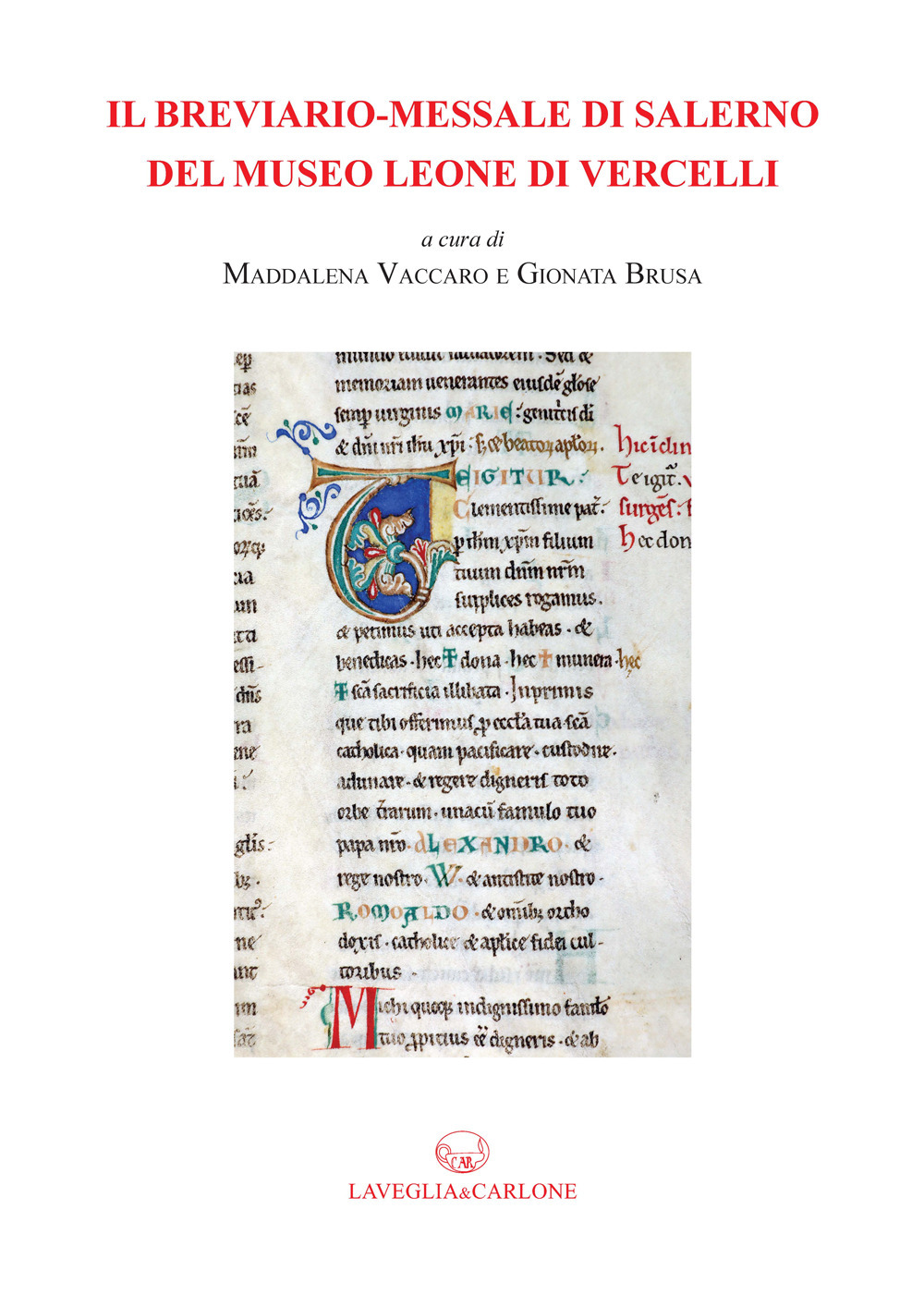 Il breviario-messale di Salerno del Museo Leone di Vercelli