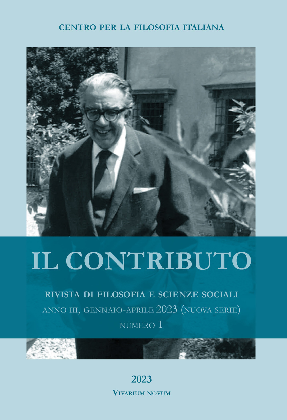 Il contributo. Rivista di filosofia e scienze sociali (2023). Vol. 1: Gennaio-aprile