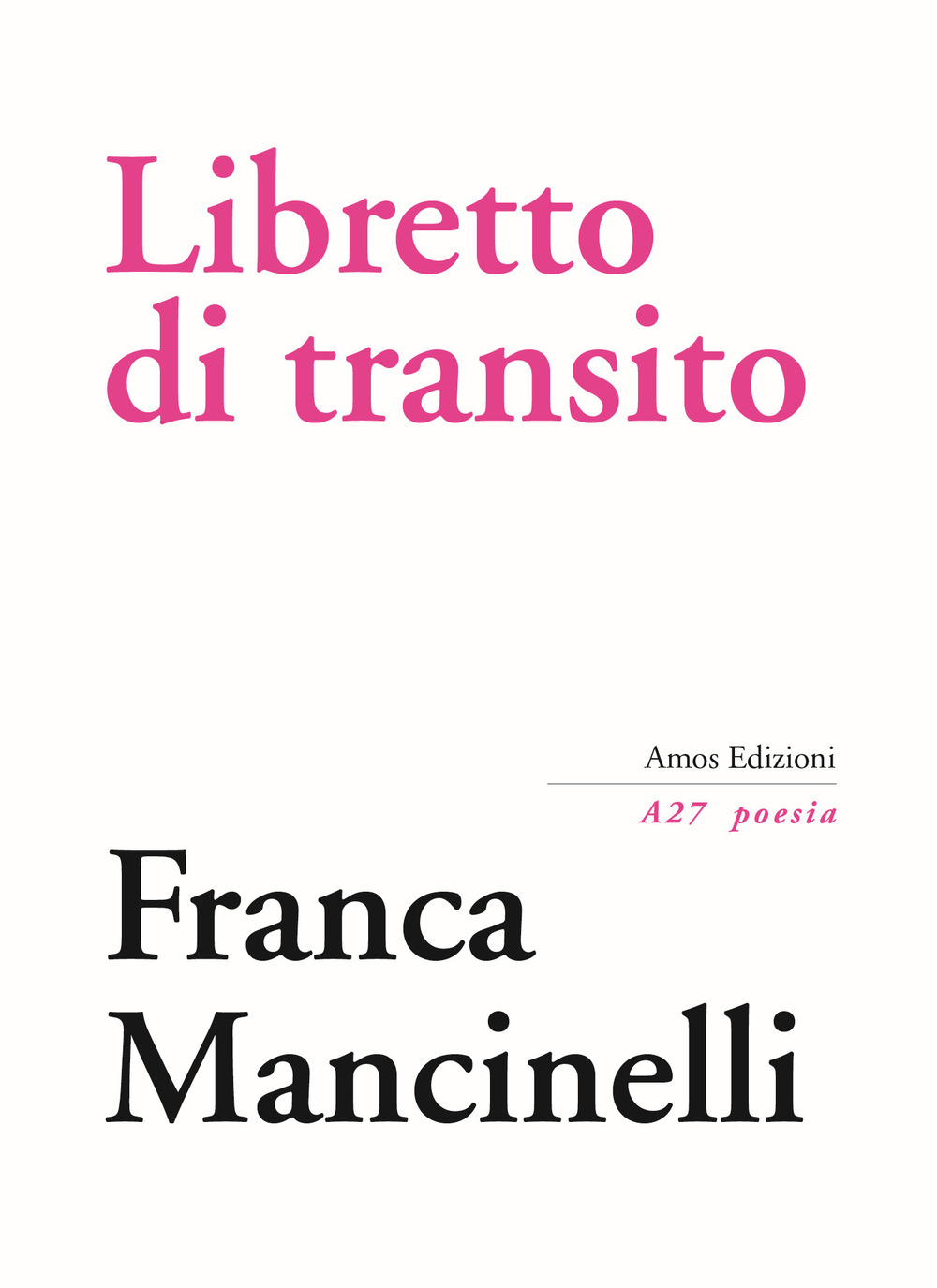 Libretto di transito