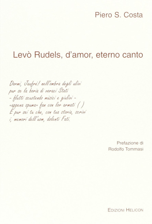 L'Evò Rudels, d'amor, eterno canto