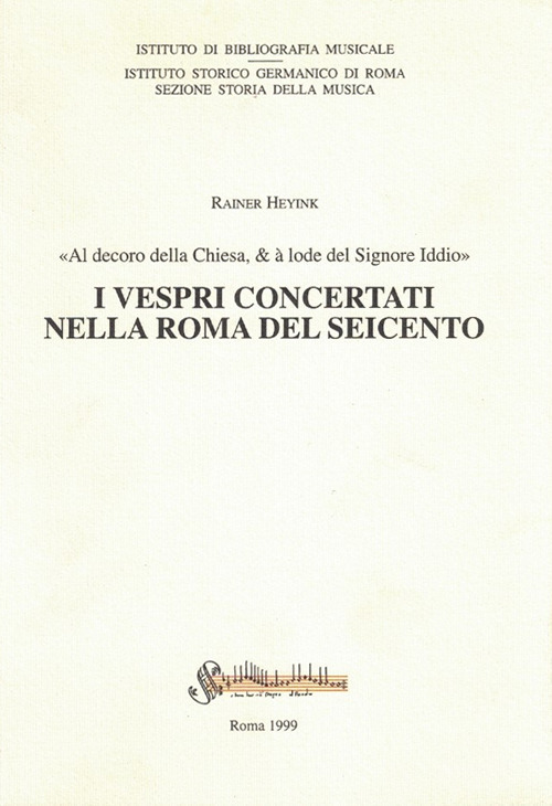 I Vespri concertati nella Roma del Seicento