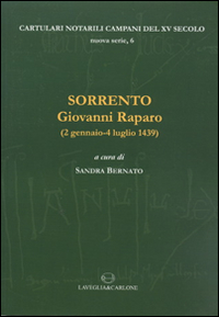 Sorrento. Giovanni Raparo (2 gennaio-4 luglio 1439). Testo latino