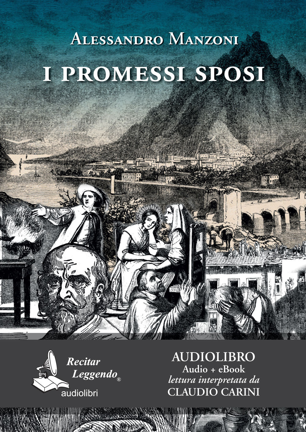 I Promessi sposi letto da Claudio Carini. Audiolibro. 2 CD Audio formato MP3. Ediz. integrale. Con e-book