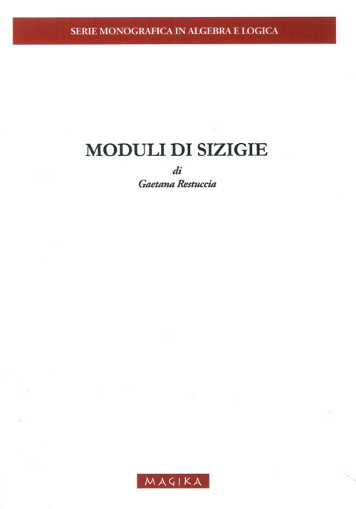 Moduli di sizigie