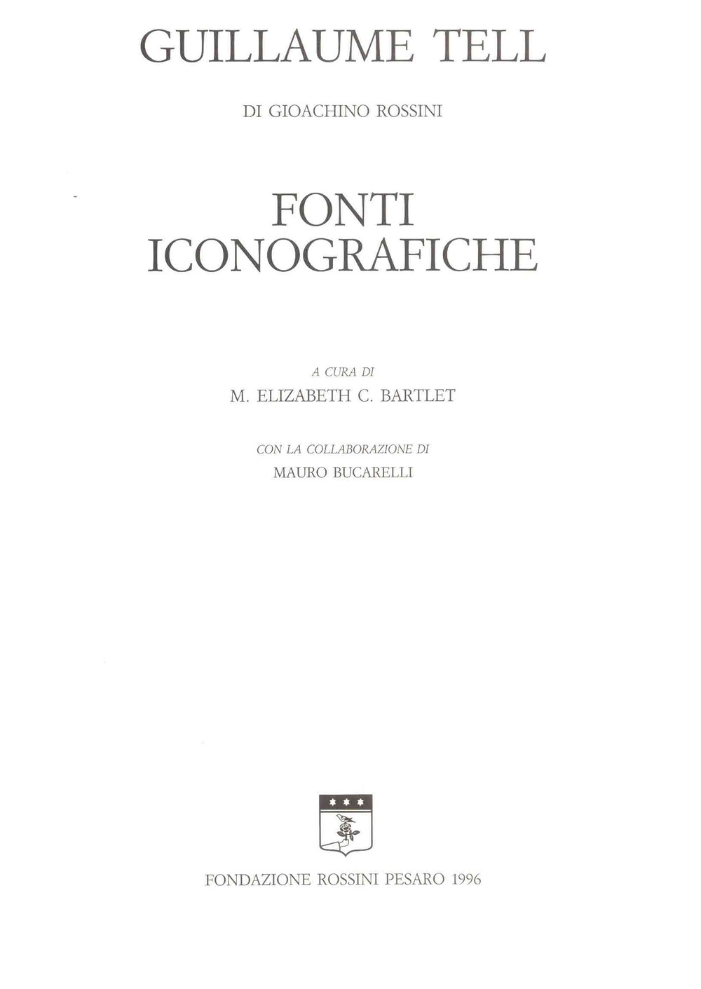 Guillaume Tell. Fonti iconografiche
