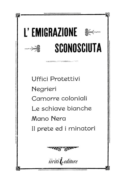 L'emigrazione sconosciuta