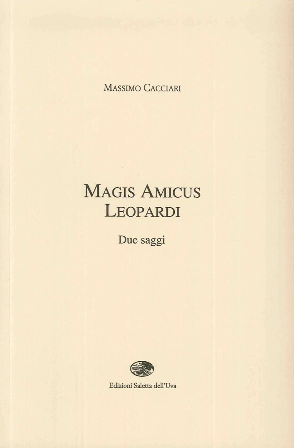 Magis amicus Leopardi