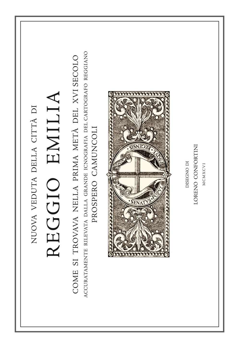 Veduta di Reggio Emilia nel XVI secolo