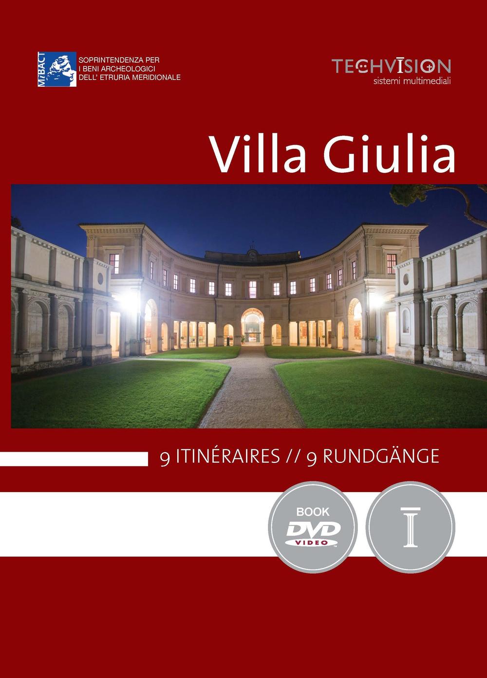 Villa Giulia. 9 itinéraires-9 rundgänge. Ediz. multilingue. Con DVD