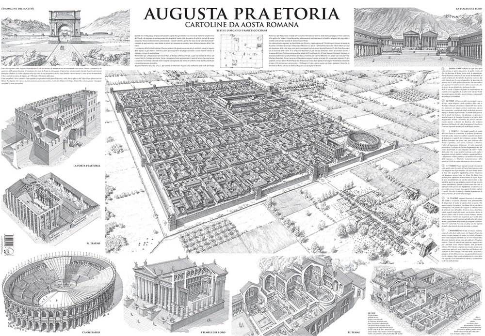Augusta Praetoria. Cartoline da Aosta romana. Ediz. illustrata