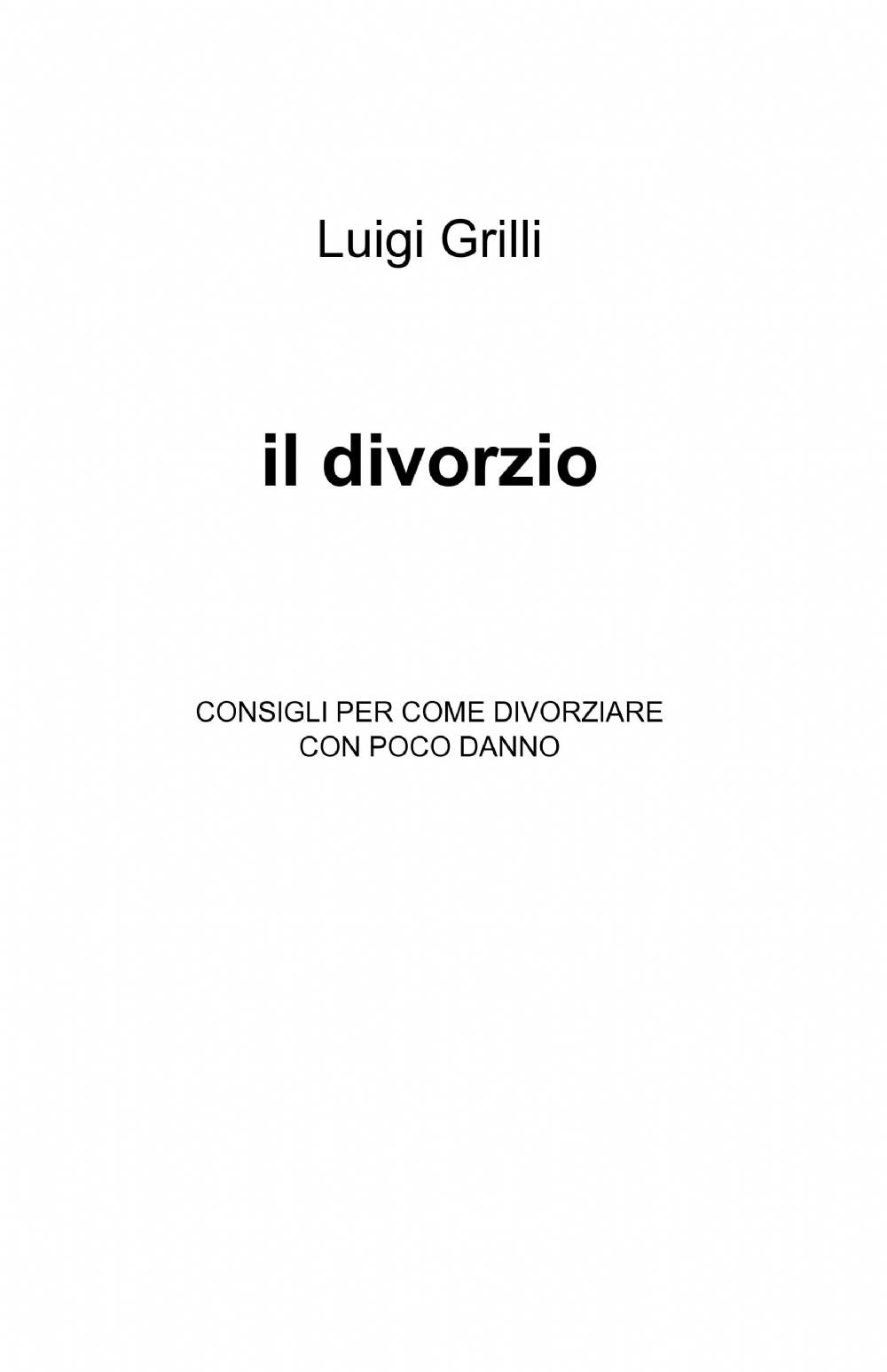 Il divorzio