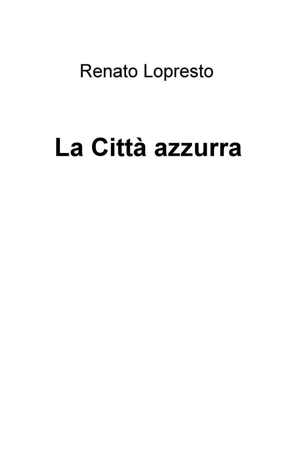 La città azzurra