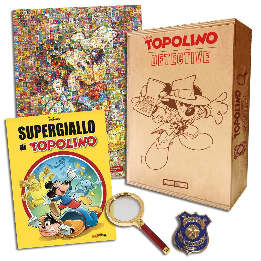 Topolino detective. Box. Con lente d'ingrandimento