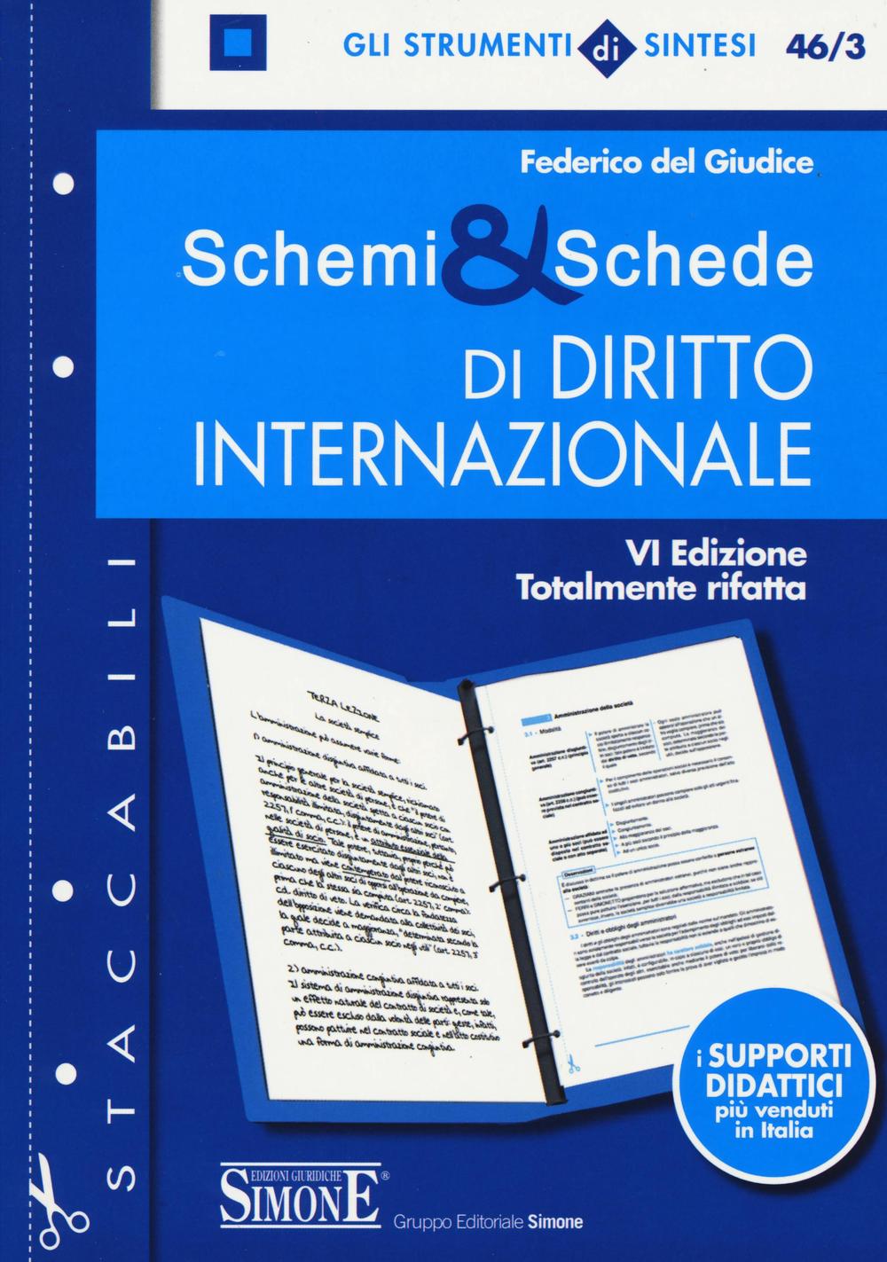 Schemi & schede di diritto internazionale