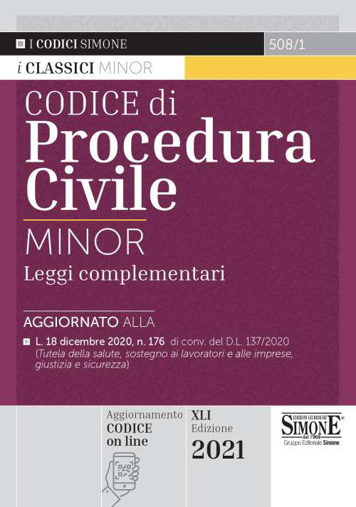 Codice di procedura civile e leggi complementari