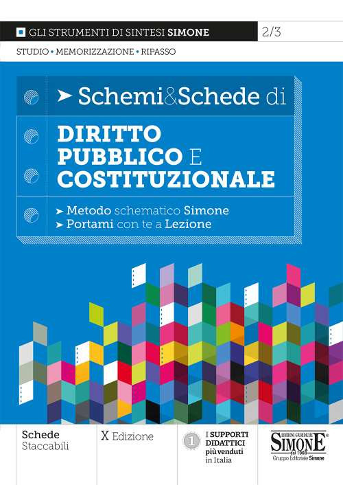 Schemi & schede di diritto pubblico e costituzionale