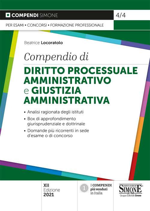 Compendio di diritto processuale amministrativo e giustizia amministrativa