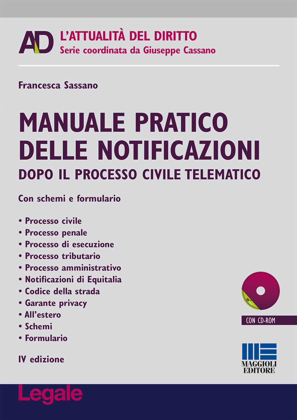 Manuale pratico delle notificazioni. Con CD-ROM