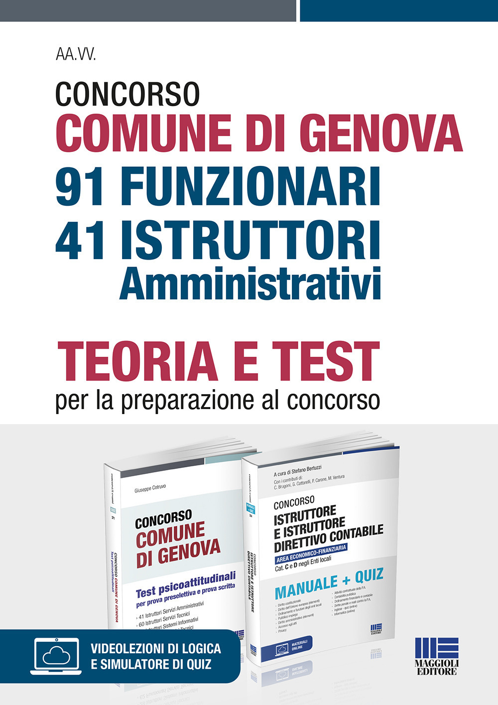 Concorso Comune di Genova. 91 funzionari 41 istruttori amministrativi. Kit. Con espansione online