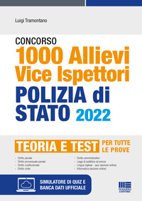 CONCORSO 1000 ALLIEVI VICE ISPETTORI POLIZIA DI STATO 2022 CON ESPANSIONE ONLINE CON...