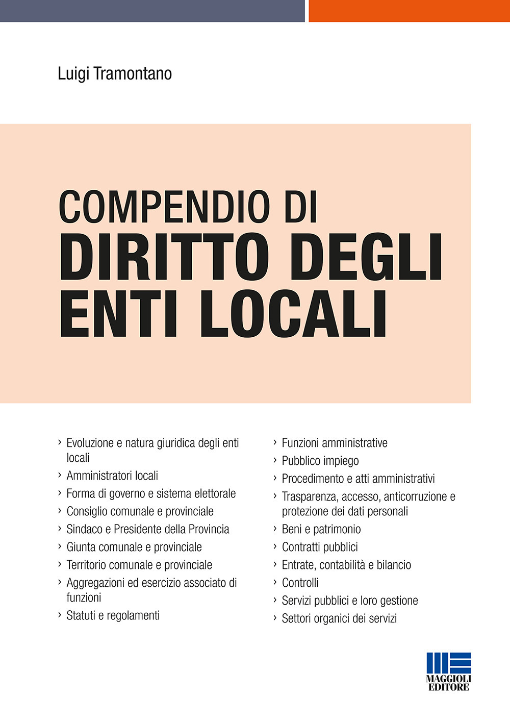 Compendio di diritto degli enti locali