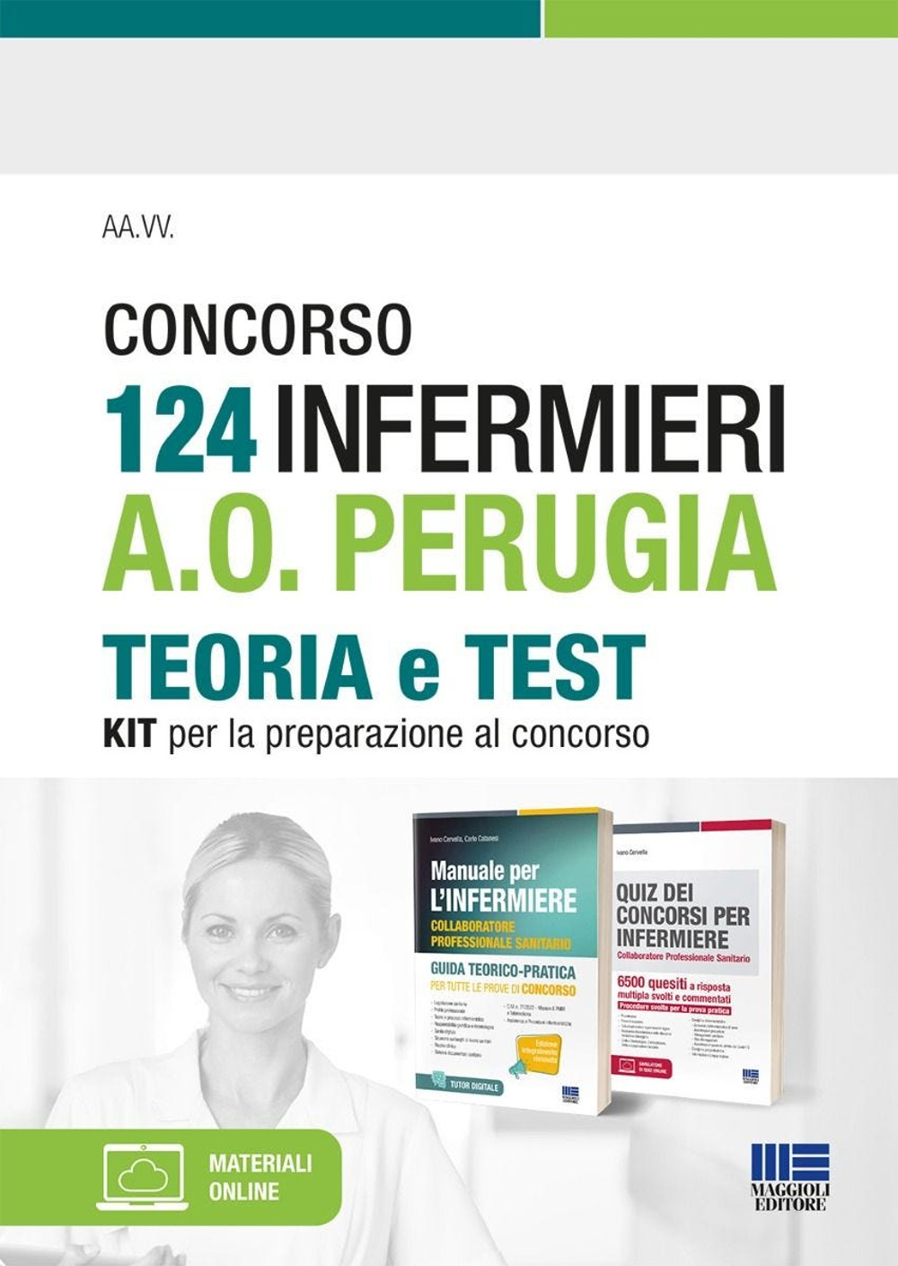 Concorso 124 Infermieri A.O. Perugia. Kit per la preparazione al concorso. Con espansione online