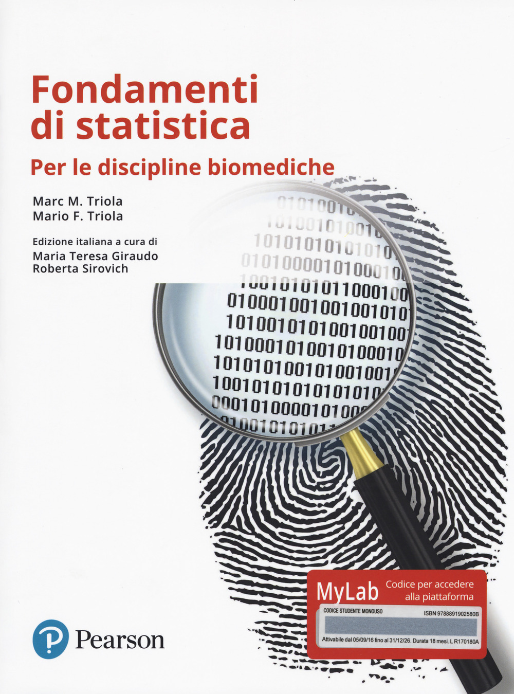 Fondamenti di statistica. Per le discipline biomediche. Ediz. mylab. Con Contenuto digitale per accesso online