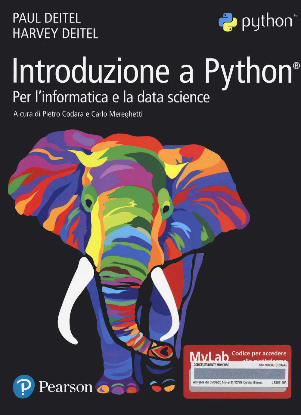 Introduzione a Python. Per l'informatica e la data science. Ediz. MyLab. Con Contenuto digitale per accesso online