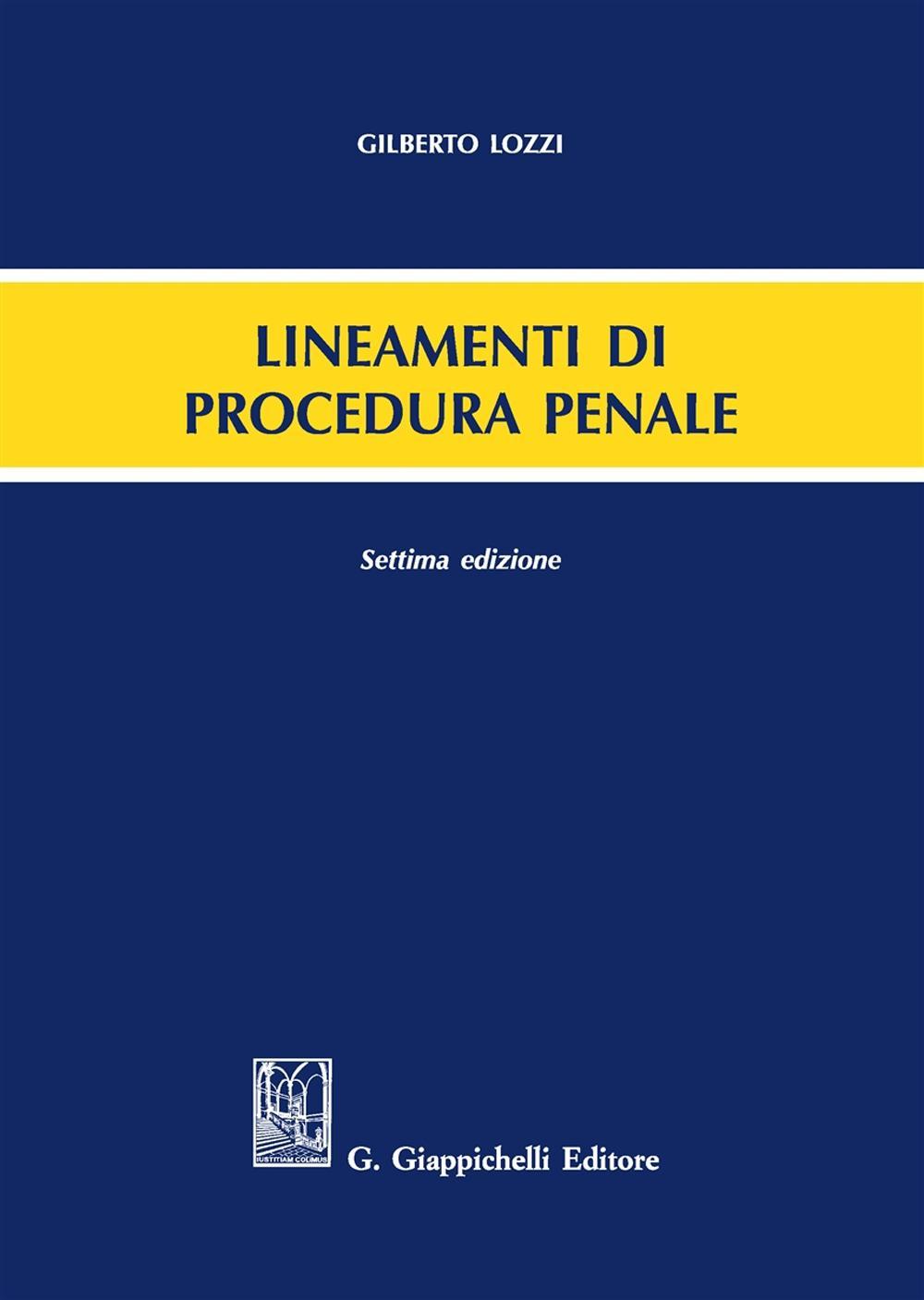 Lineamenti di procedura penale