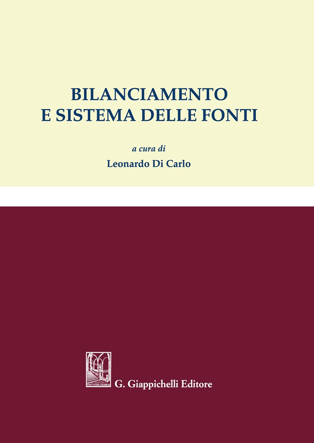 Bilanciamento e sistema delle fonti