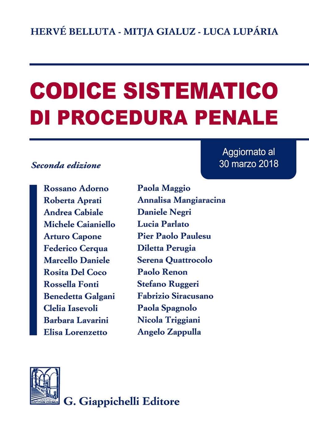 Codice sistematico di procedura penale