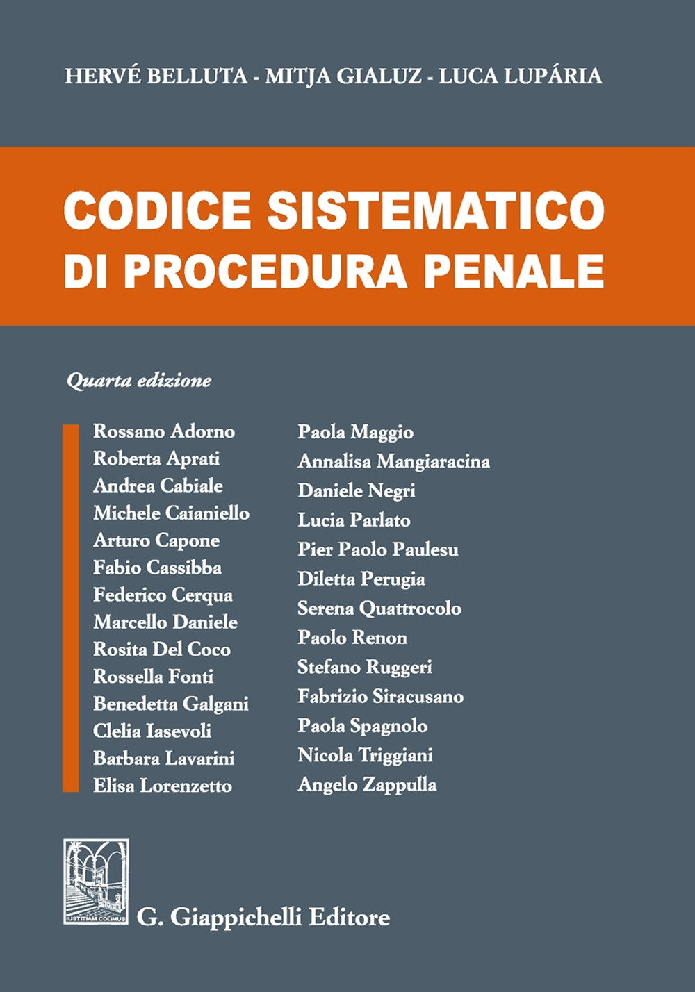 Codice sistematico di procedura penale